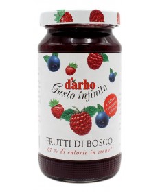 D'ARBO CONFETTURA A RIDOTTO CONTENUTO CALORICO FRUTTI DI BOSCO 220 GR