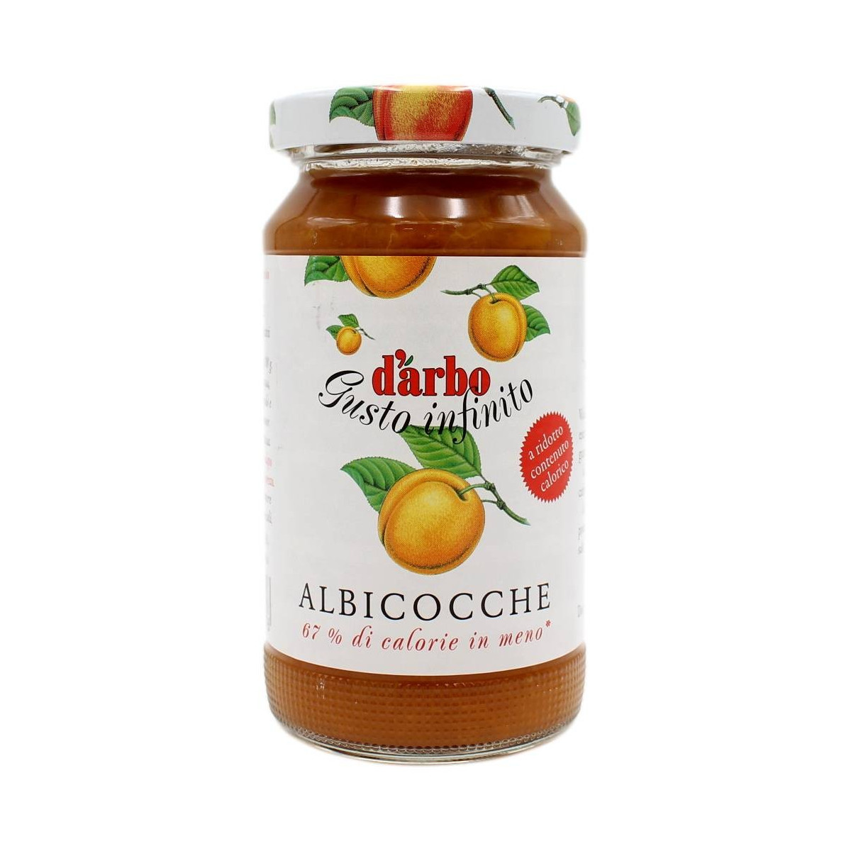 D'ARBO CONFETTURA A RIDOTTO CONTENUTO CALORICO ALBICOCCHE 220 GR