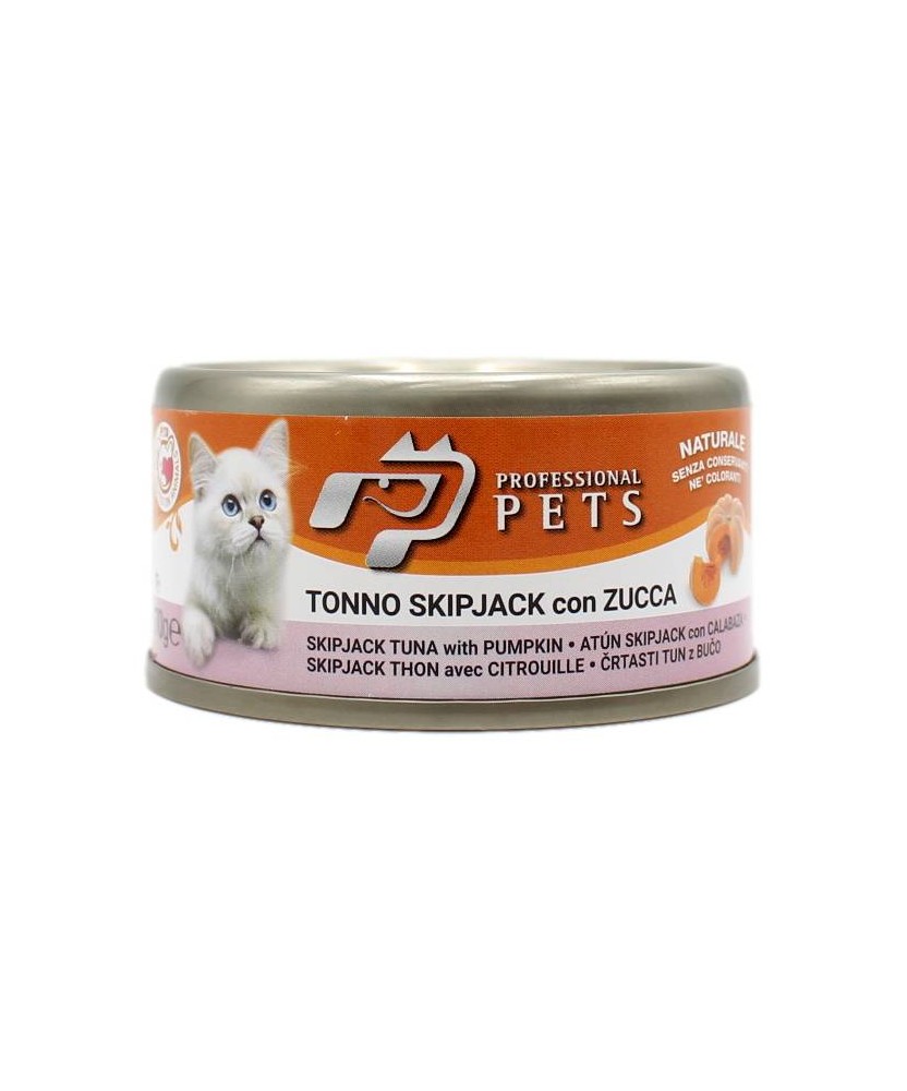 PROFESSIONAL PETS GATTO TONNO E ZUCCA 70 GR