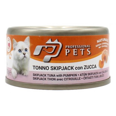 PROFESSIONAL PETS GATTO TONNO E ZUCCA 70 GR