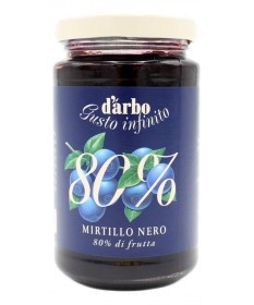 D'arbo 80% Di Frutta Crema Da Spalmare Di Mirtillo Nero 250 Gr
