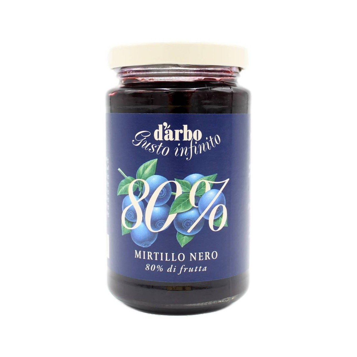 D'arbo 80% Di Frutta Crema Da Spalmare Di Mirtillo Nero 250 Gr