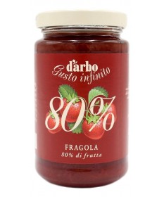 D'ARBO 80% DI FRUTTA CREMA DA SPALMARE DI FRAGOLA 250 GR