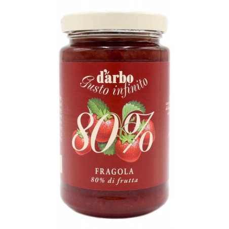 D'ARBO 80% DI FRUTTA CREMA DA SPALMARE DI FRAGOLA 250 GR