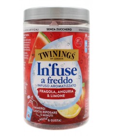 TWININGS IN'FUSE A FREDDO INFUSO AROMATIZZATO FRAGOLA, ANGURIA & LIMONE 10 FILTRI 25 GR