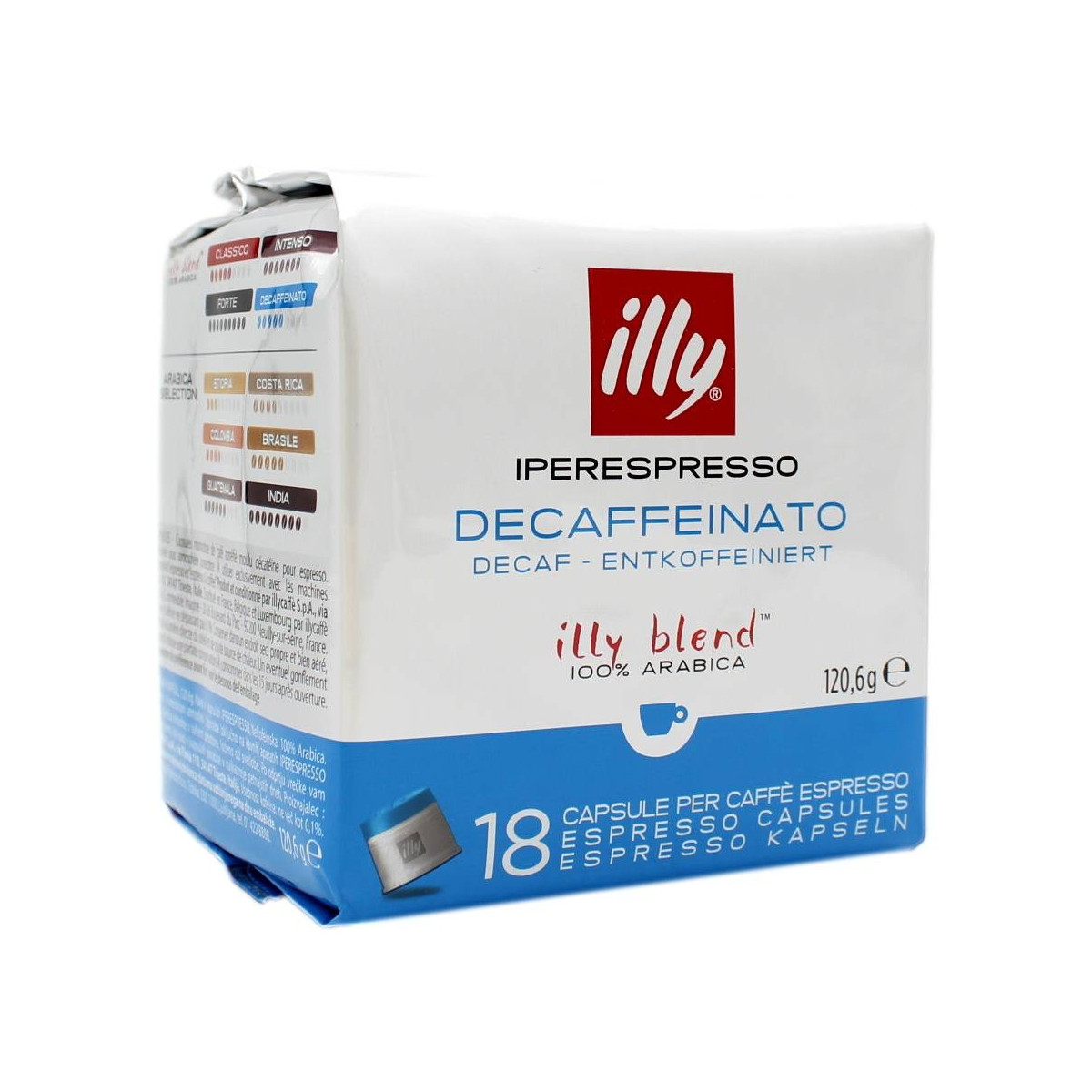 ILLY *CAFFE DECA IPERESPRESSO* sacchetto da 18 capsule decaffeinato