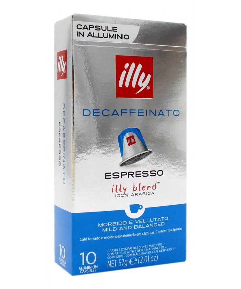 Illy Capsule Compatibili Nespresso Decaffeinato 10 Pz