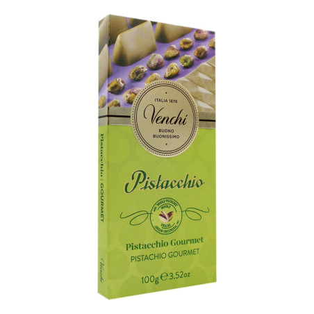 VENCHI TAVOLETTA PISTACCHIO GOURMET CON PISTACCHIO INTERO 100 GR