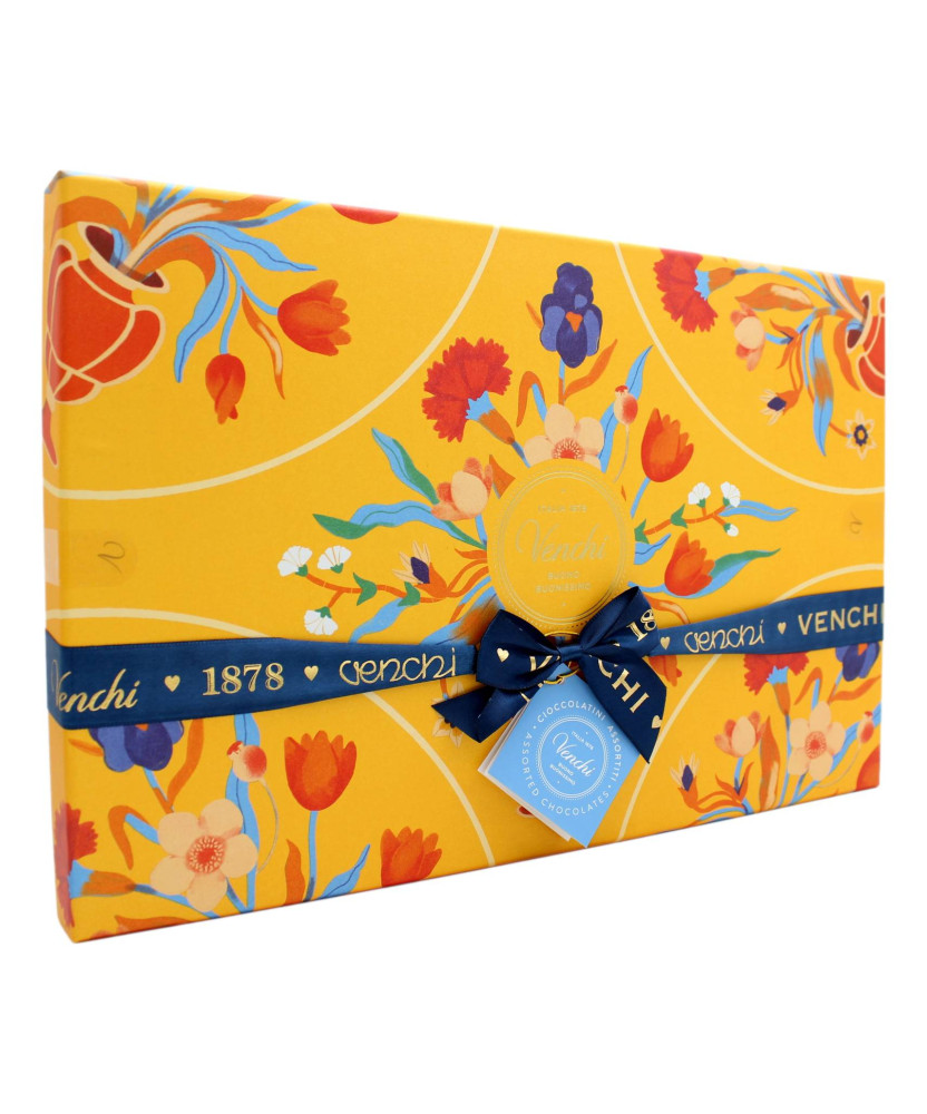 VENCHI SCATOLA BAROCCO CON CIOCCOLATINI ASSORTITI 230 GR