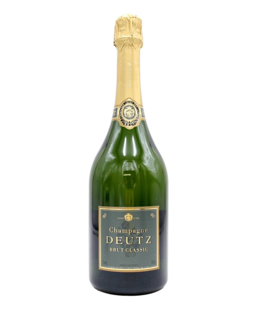 6 CHAMPAGNES DEUTZ BRUT CLASSIC + 6 FLUTES OFFERTES