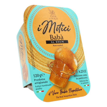 AMOR DI DOLCE "I MITICI" BABA' AL RHUM 120 GR