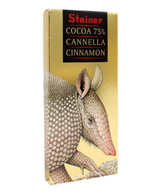 STAINER TAVOLETTA COCOA 75% CON CANNELLA 50 GR