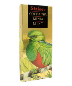 STAINER TAVOLETTA COCOA 70% MENTA 50 GR