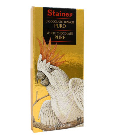 STAINER TAVOLETTA CIOCCOLATO BIANCO PURO 50 GR