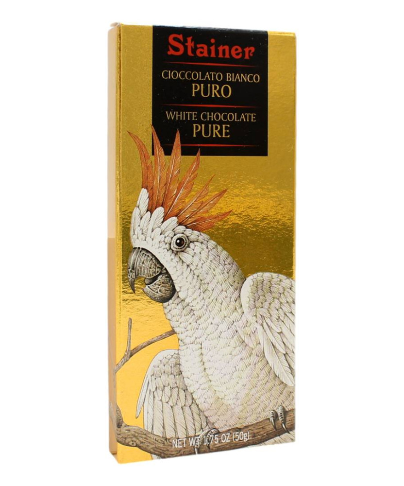STAINER TAVOLETTA CIOCCOLATO BIANCO PURO 50 GR