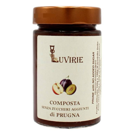 LUVIRIE COMPOSTA SENZA ZUCCHERI AGGIUNTI DI PRUGNA 210 GR