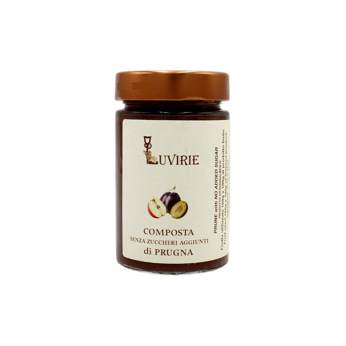 LUVIRIE COMPOSTA SENZA ZUCCHERI AGGIUNTI DI PRUGNA 210 GR