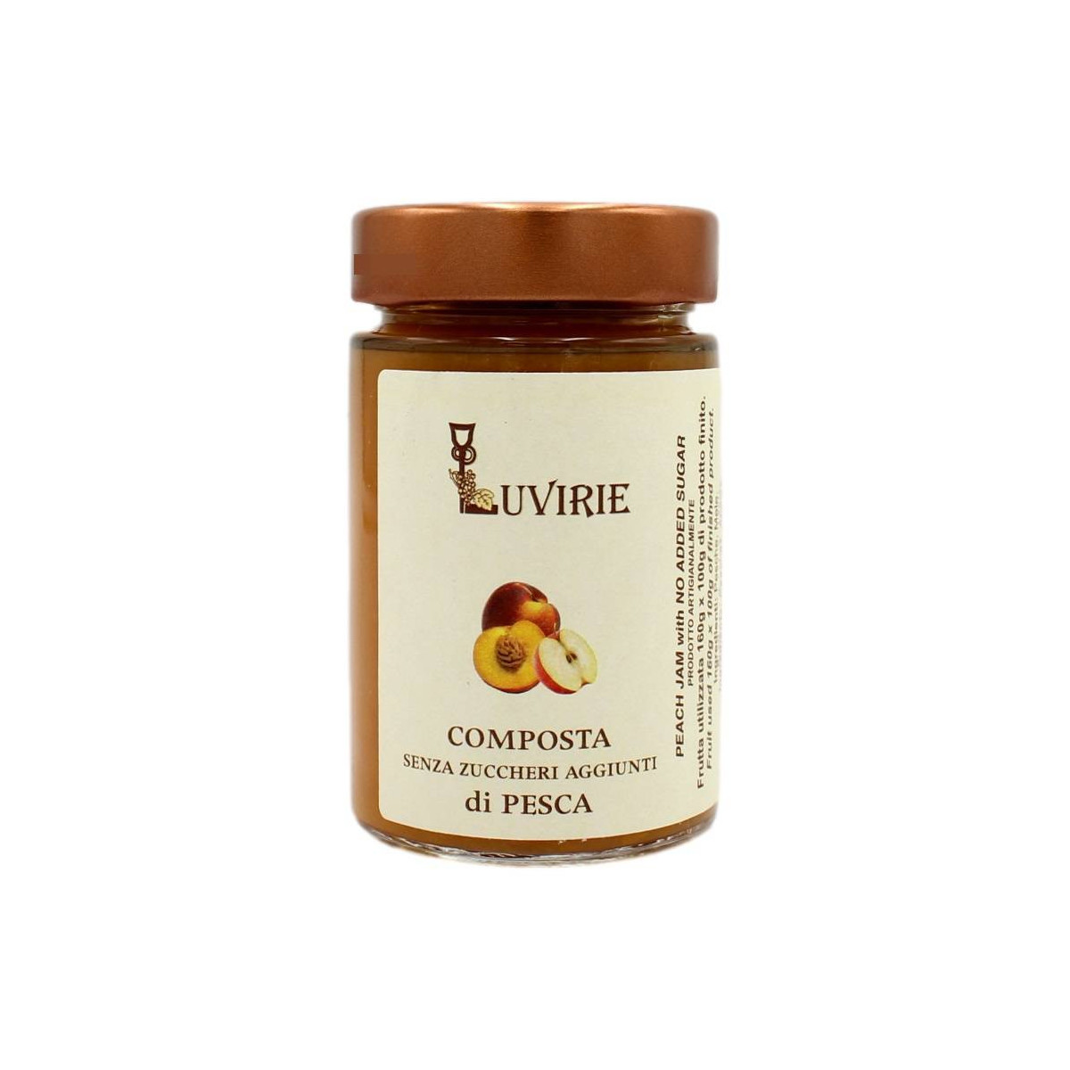 LUVIRIE COMPOSTA SENZA ZUCCHERI AGGIUNTI DI PESCA 210 GR