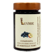 LUVIRIE COMPOSTA SENZA ZUCCHERI AGGIUNTI DI MIRTILLO NERO 210 GR