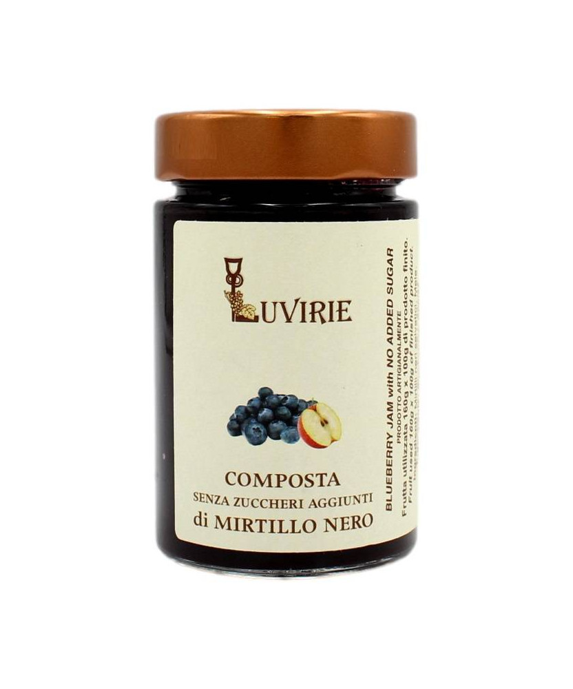 LUVIRIE COMPOSTA SENZA ZUCCHERI AGGIUNTI DI MIRTILLO NERO 210 GR