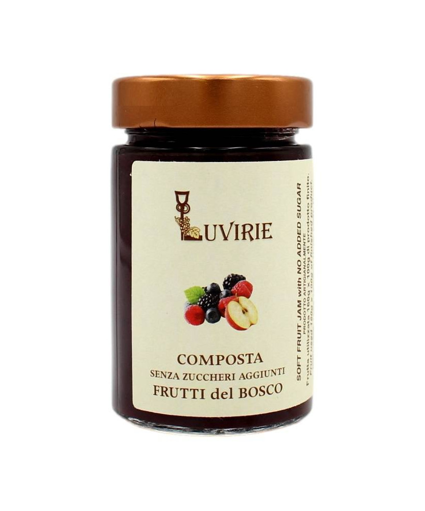LUVIRIE COMPOSTA SENZA ZUCCHERI AGGIUNTI DI FRUTTI DEL BOSCO 210 GR