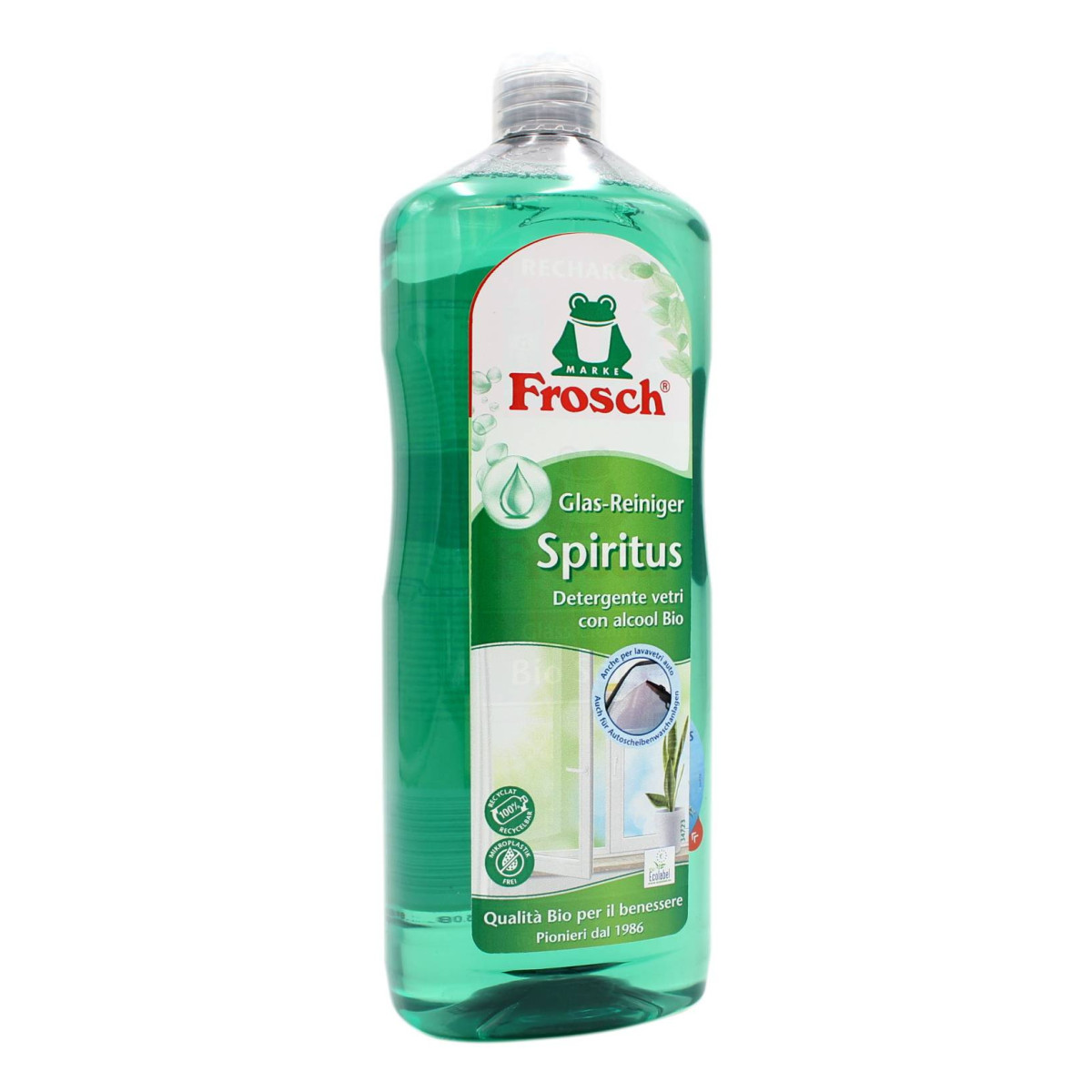 FROSCH DETERGENTE VETRI CON ALCOOL BIO 1 LT