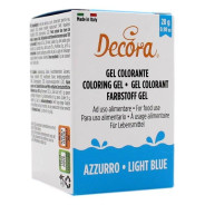 DECORA GEL COLORANTE AD USO ALIMENTARE AZZURRO 28 GR