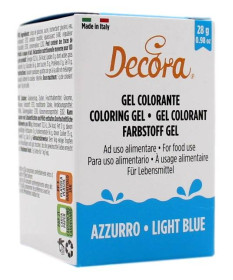 DECORA GEL COLORANTE AD USO ALIMENTARE AZZURRO 28 GR