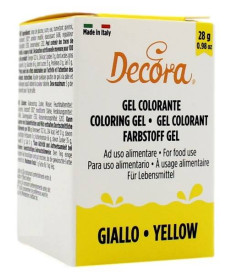 DECORA GEL COLORANTE AD USO ALIMENTARE GIALLO 28 GR