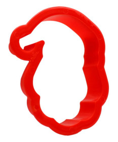 DECORA TAGLIAPASTA IN PLASTICA BABBO NATALE 8.5X6X2 CM 1 PZ