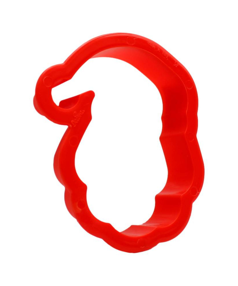 DECORA TAGLIAPASTA IN PLASTICA BABBO NATALE 8.5X6X2 CM 1 PZ