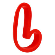 DECORA TAGLIAPASTA IN PLASTICA CANDY CANE 8.5X5X2 CM 1 PZ