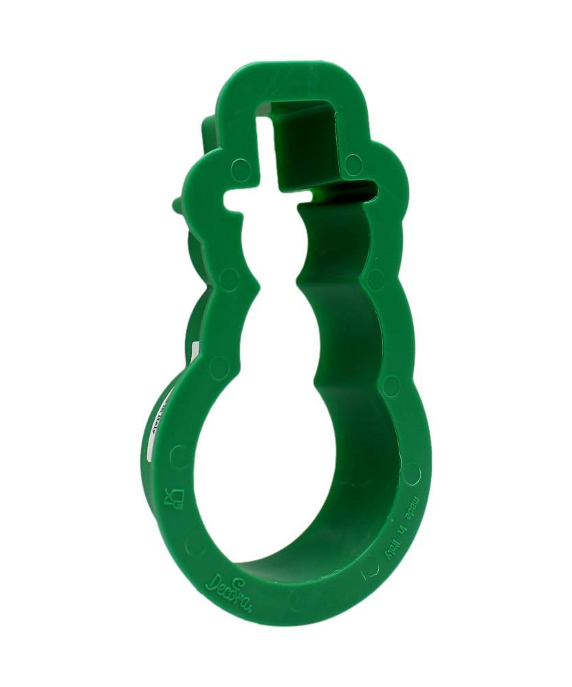 DECORA TAGLIAPASTA IN PLASTICA PUPAZZO DI NEVE 9X4X2 CM 1 PZ