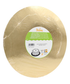 DECORA SOTTOTORTA ACCOPPIATO ORO/ARGENTO 28 CM 1 PZ