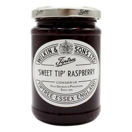 WILKIN & SONS LTD "SWEET TIP" RASPBERRY CONFETTURA EXTRA DI LAMPONI 340 GR