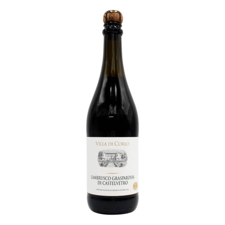 VILLA DI CORLO LAMBRUSCO GRASPAROSSA DI CASTELVETRO D.O.C. 750 ML