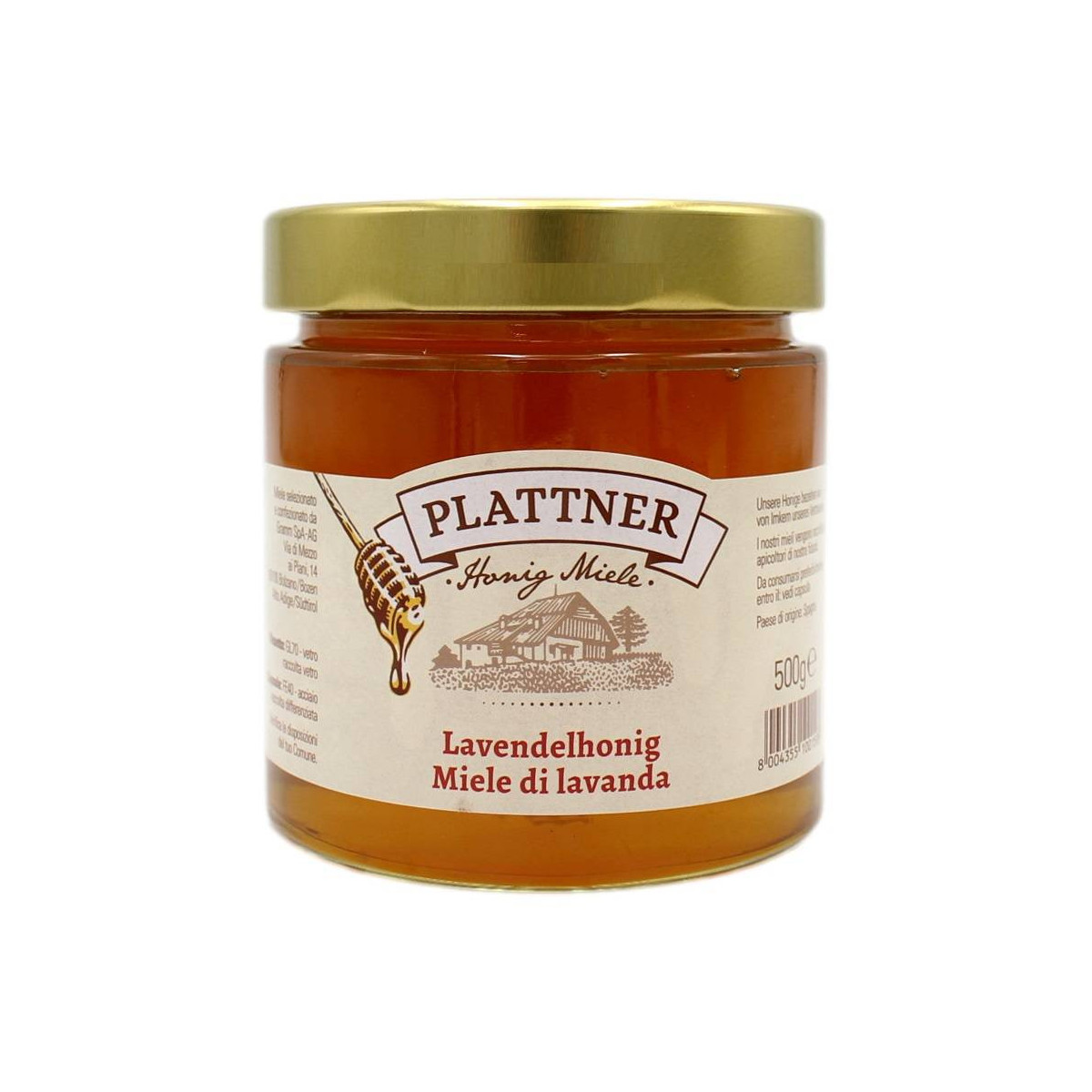 PLATTNER MIELE DI LAVANDA 500 GR