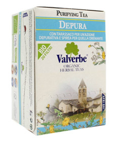 VALVERBE DEPURA INTEGRATORE ALIMENTARE ERBORISTICO 20 FILTRI 30 GR