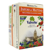 VALVERBE INFUSO DEL MATTINO MISCELA DI ERBE PER TISANA 20 FILTRI 30 GR