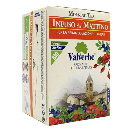 VALVERBE INFUSO DEL MATTINO MISCELA DI ERBE PER TISANA 20 FILTRI 30 GR