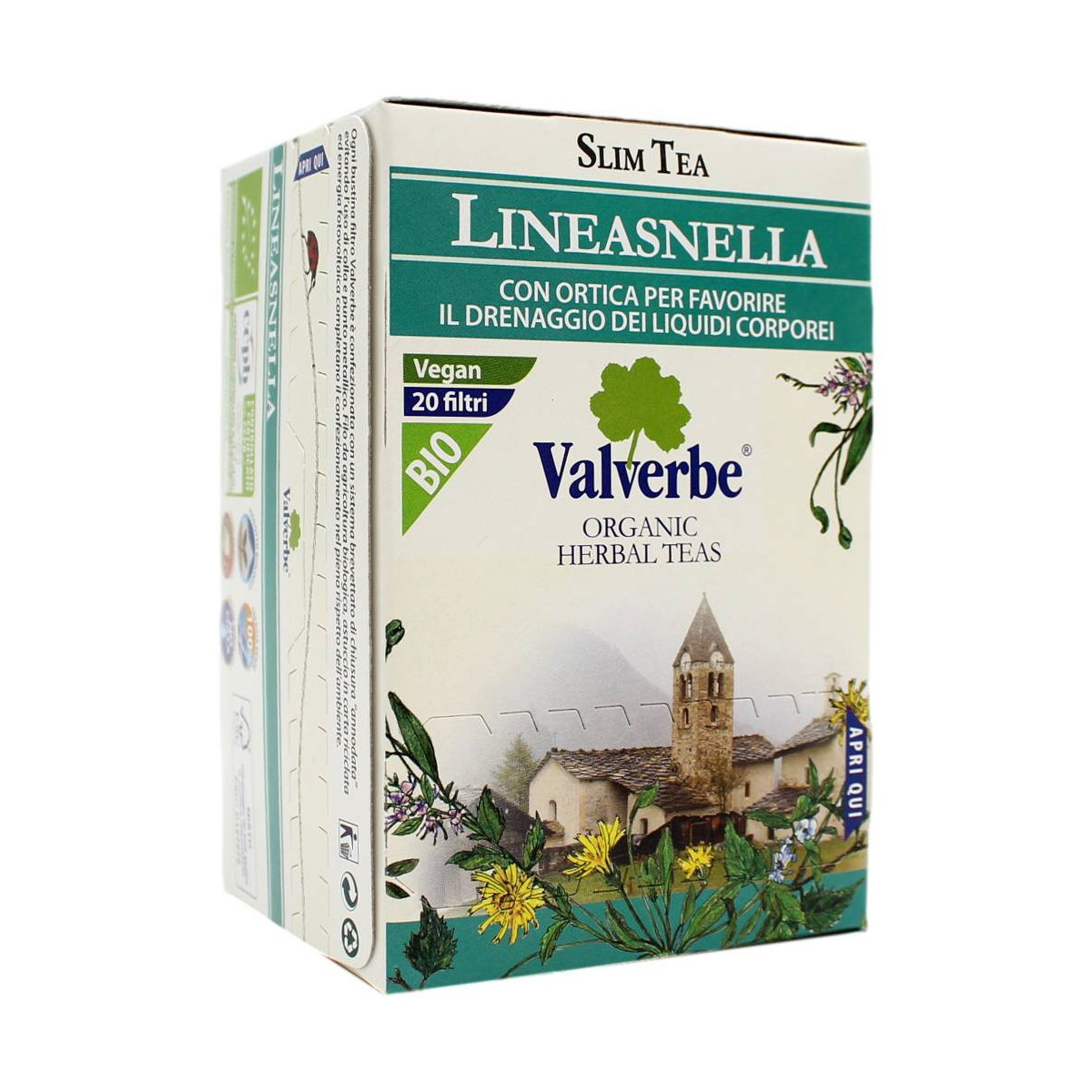 VALVERBE LINEASNELLA INTEGRATORE ALIMENTARE ERBORISTICO 20 FILTRI 20 GR