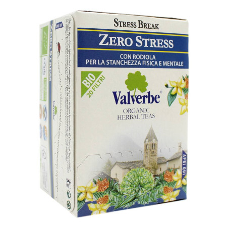 VALVERBE ZERO STRESS INTEGRATORE ALIMENTARE A BASE DI PIANTE OFFICINALI 20 FILTRI 30 GR