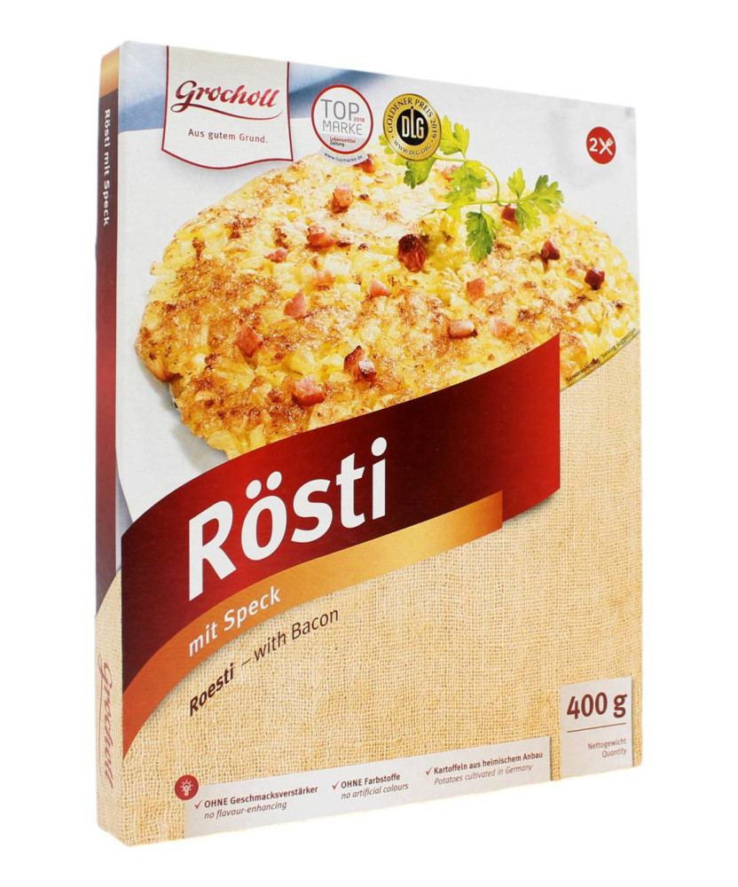 GROCHOLL ROSTI DI PATATE CON BACON 400 GR