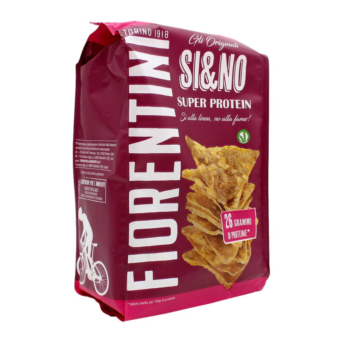 FIORENTINI SI&NO SUPER PROTEIN TRIANGOLI CON LENTICCHIE E CECI 80 GR