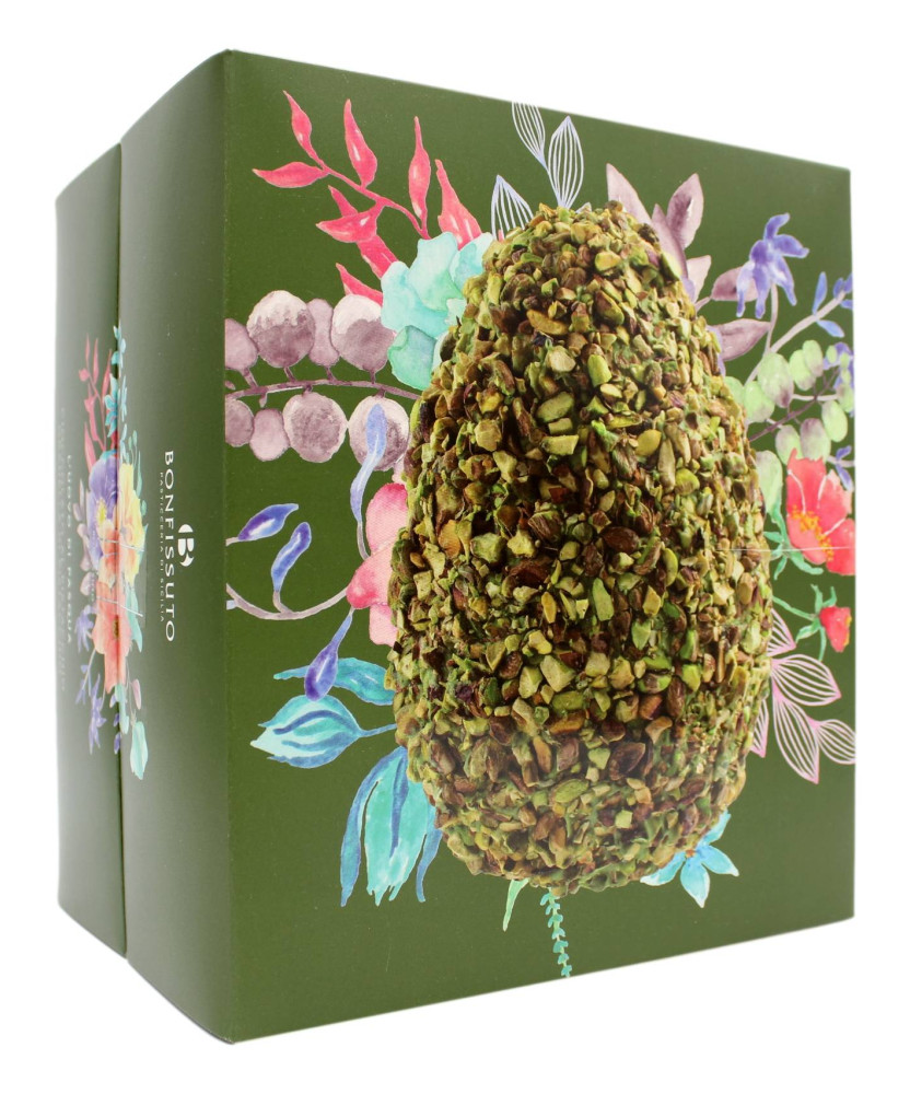 BONFISSUTO L'UOVO DI PASQUA AL PISTACCHIO CON GRANELLA DI PISTACCHIO 500 GR