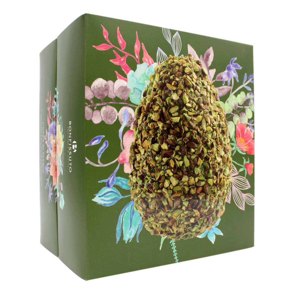 BONFISSUTO L'UOVO DI PASQUA AL PISTACCHIO CON GRANELLA DI PISTACCHIO 500 GR