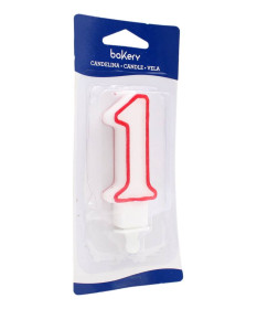 BAKERY CANDELA COMPLEANNO N. 1 1 PZ