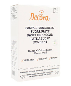 DECORA PASTA DI ZUCCHERO BIANCA 700 GR