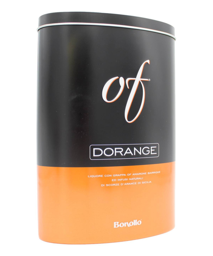 BONOLLO OF DORANGE LIQUORE CON GRAPPA OF AMARONE BARRIQUE ED INFUSI NATURALI DI SCORZE D'ARANCE DI SICILIA 700 ML