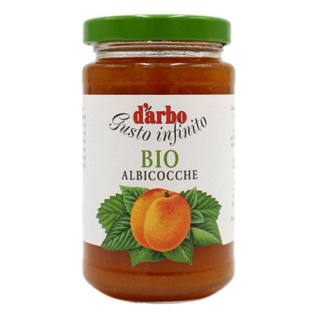 D'ARBO CONFETTURA EXTRA BIOLOGICA DI ALBICOCCHE 260 GR